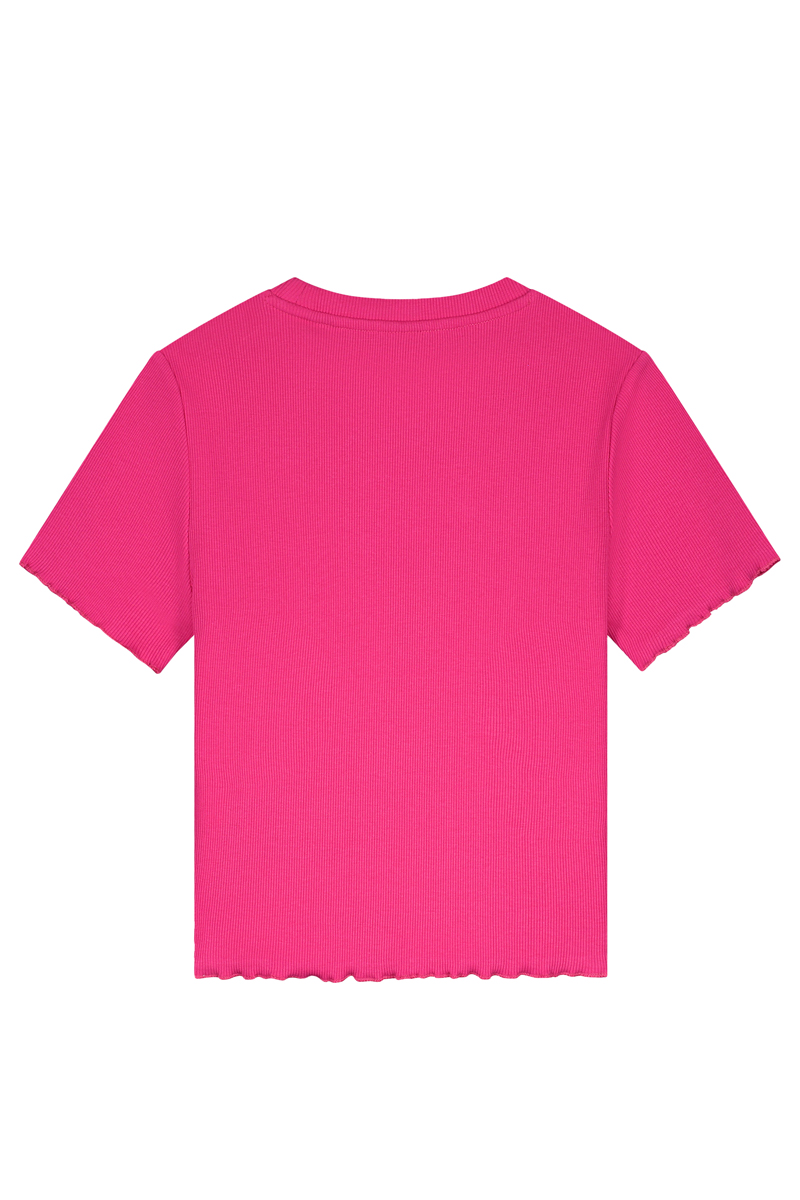 Nik & Nik Rib T-Shirt Rose-1 2