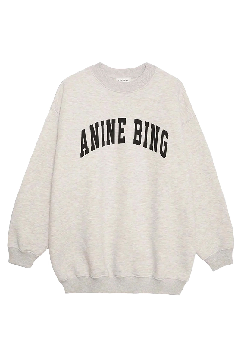 Anine Bing Tyler sweatshirt Ecru-1 1