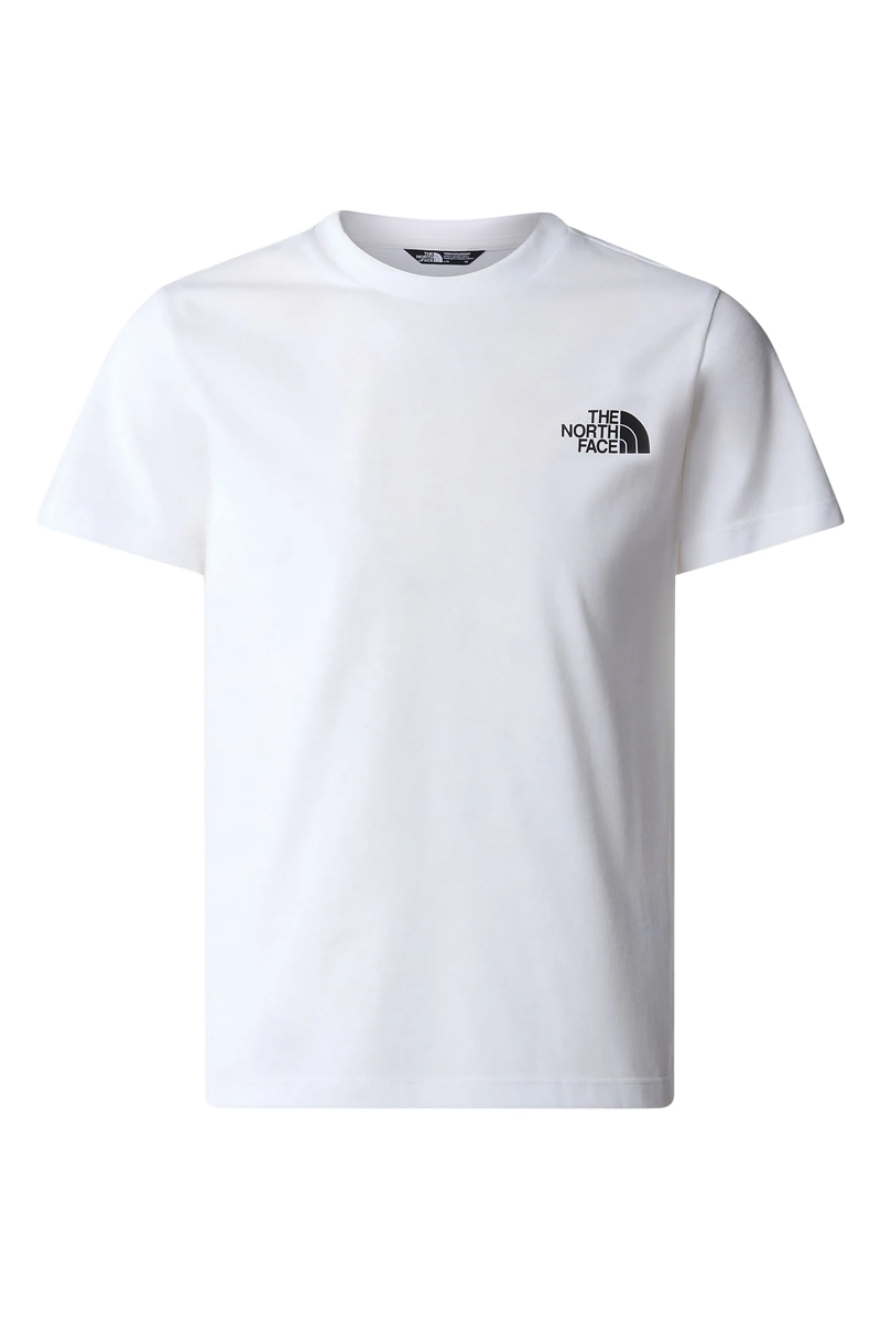 The North Face TEEN S/S SIMPLE DOME TEE Wit-1 1