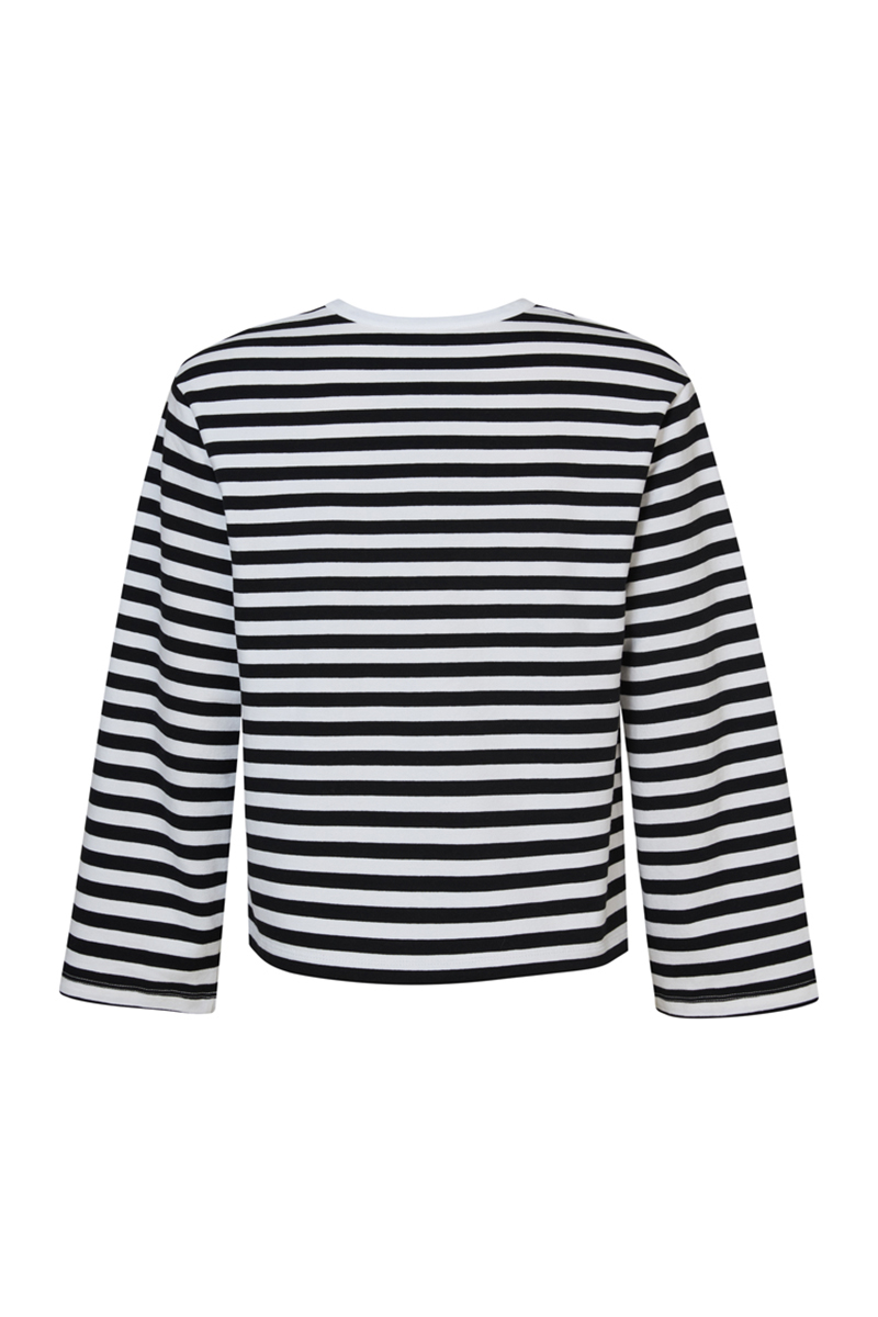 Soeurs de Provence Eve Tee - Striped Zwart-1 3