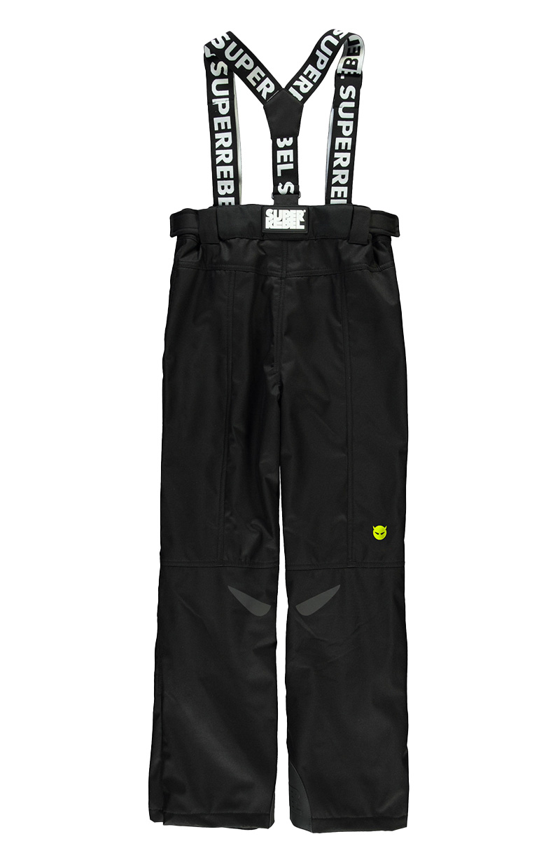 Superrebbel SPEED SKI PANT TWILL UNI Zwart-1 2