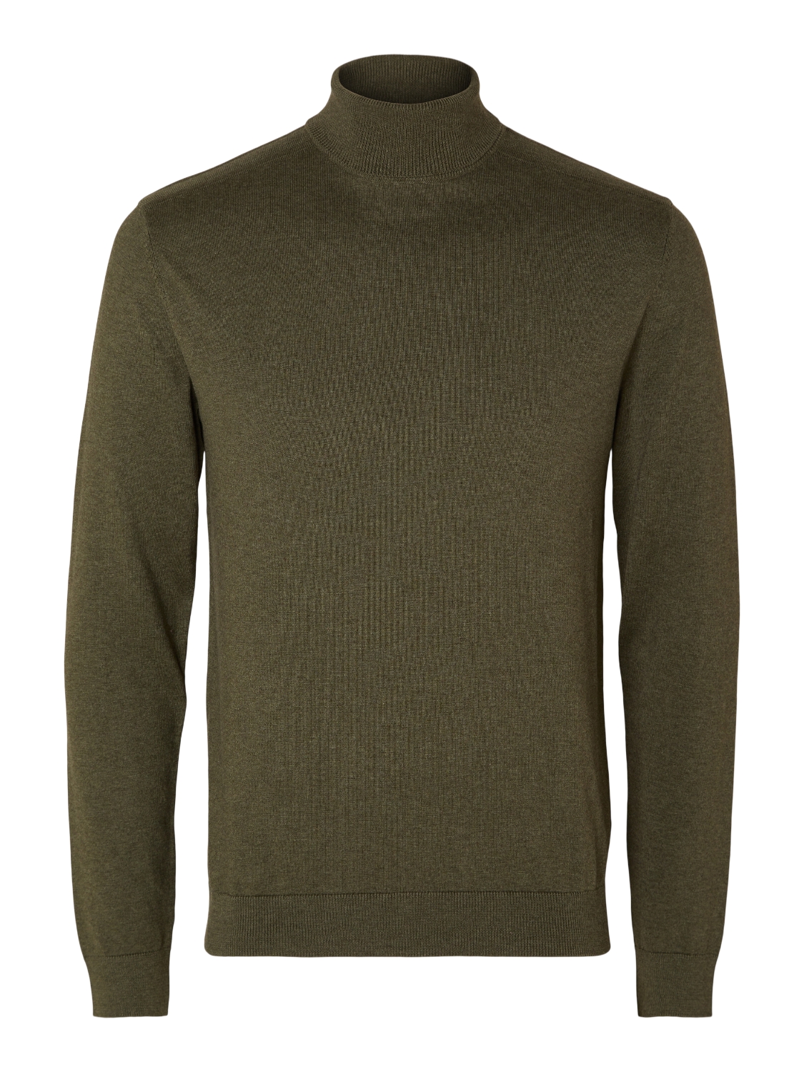 Selected SLHBERG ROLL NECK NOOS 182031001-Ivy Green/Melange 1