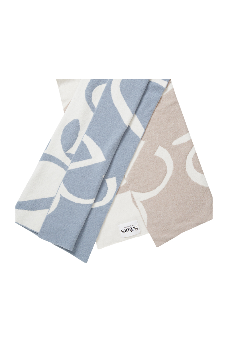 Soeurs de Provence Bianca Scarf Blauw-1 1