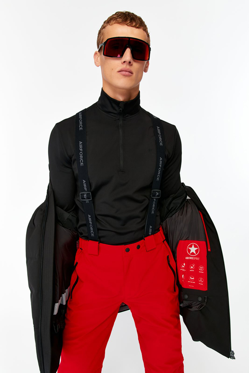 Airforce MONTANA SKI PANTS Rood-1 2