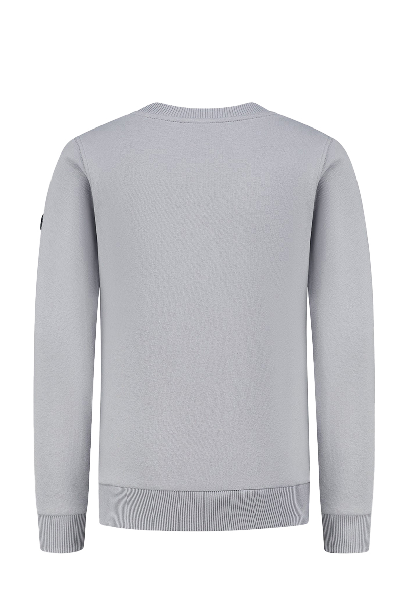 Ballin Slim fit sweater Grijs-1 2