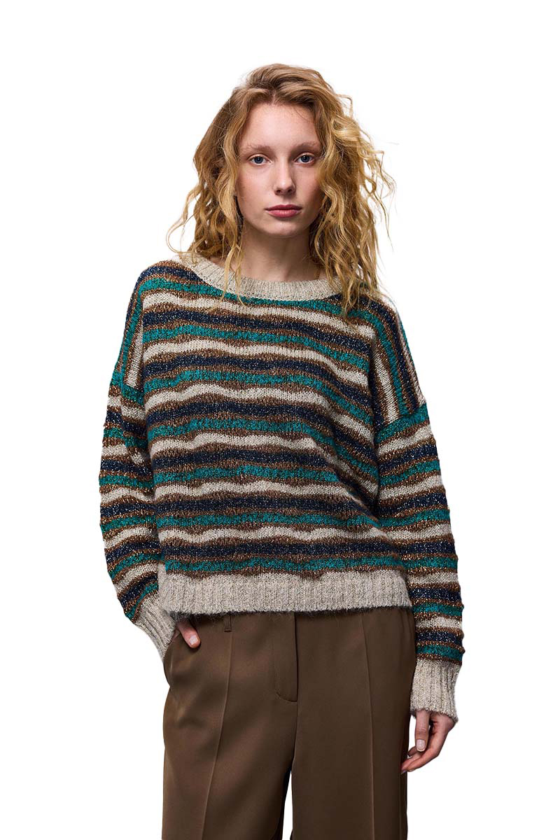 Summum Sweater multi colour alpaca lurex knit Diversen-1 2