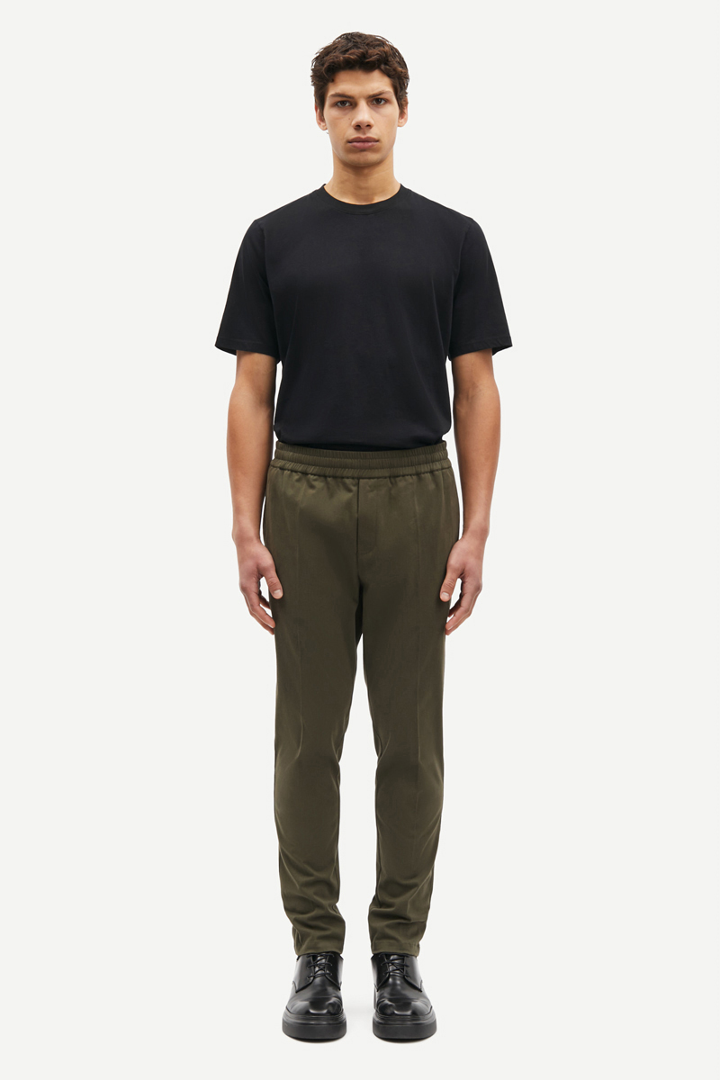 Samsøe Samsøe SMITHY TROUSERS 10821 Groen-1 2