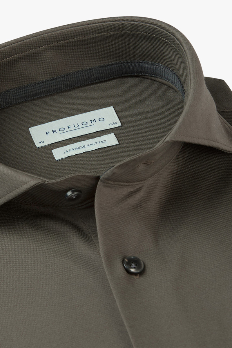 Profuomo SHIRT X-CUTAWAY SC SF D.GREEN Dark Green 2