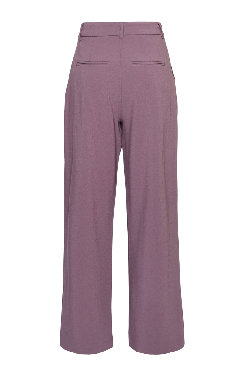 Msch MSCHMirabelle Michelle HW Pleat Pants Paars-1 2