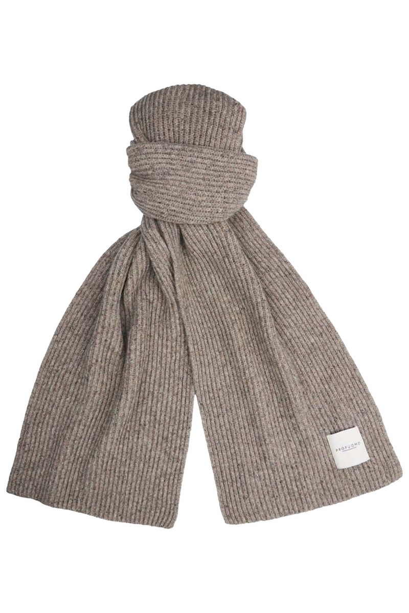 Profuomo SCARF WOOL POLYAMIDE GREY Grey 1