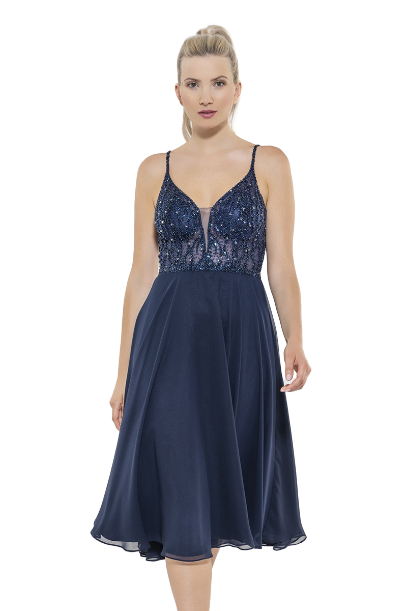 Swing Dames jurk Blauw-3 2