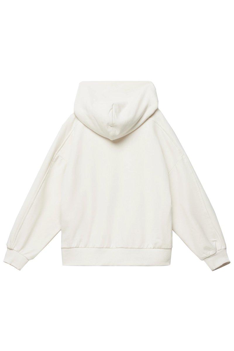 Calvin Klein Ck signage comfort hoodie Ecru-1 3