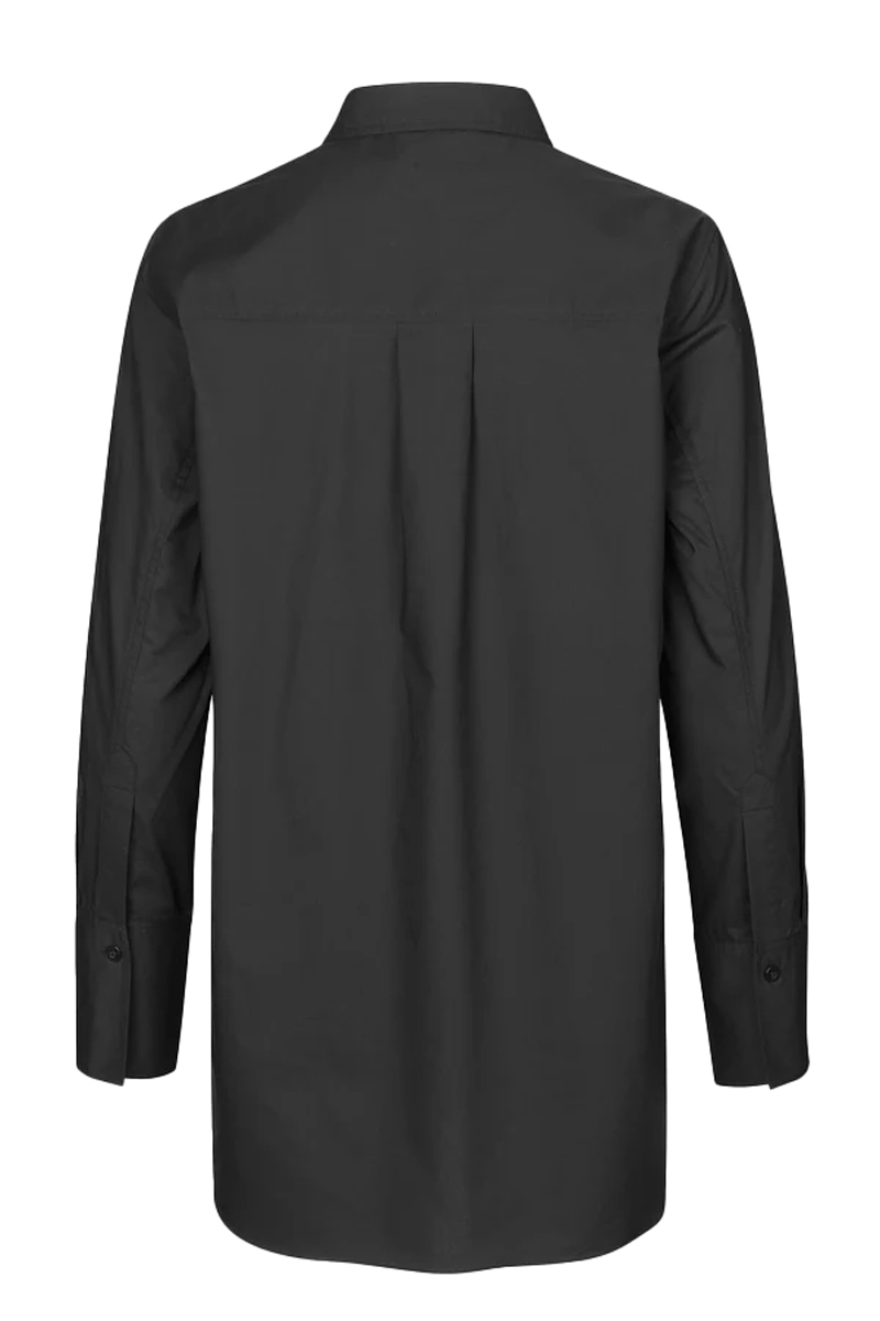 Second Female Larkin LS classic shirt Zwart-1 4