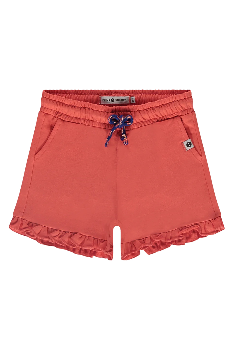 Stains and Stories Girls short Rood-1 1