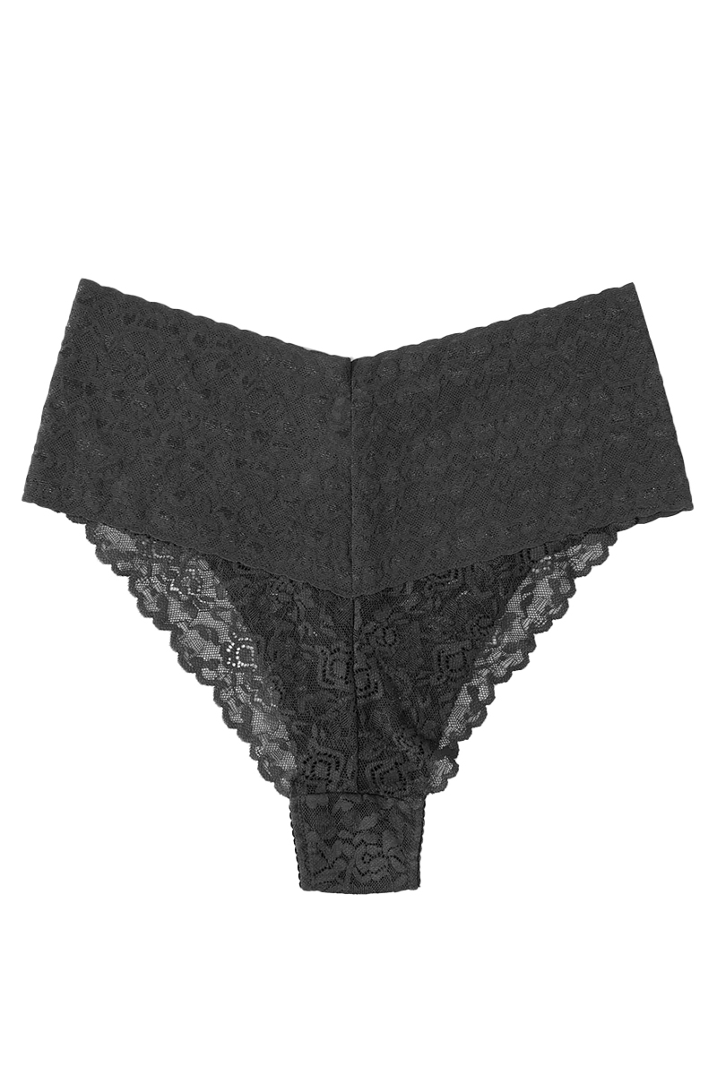 Lace Laboratory Lingerie dames slip  Zwart-1 3