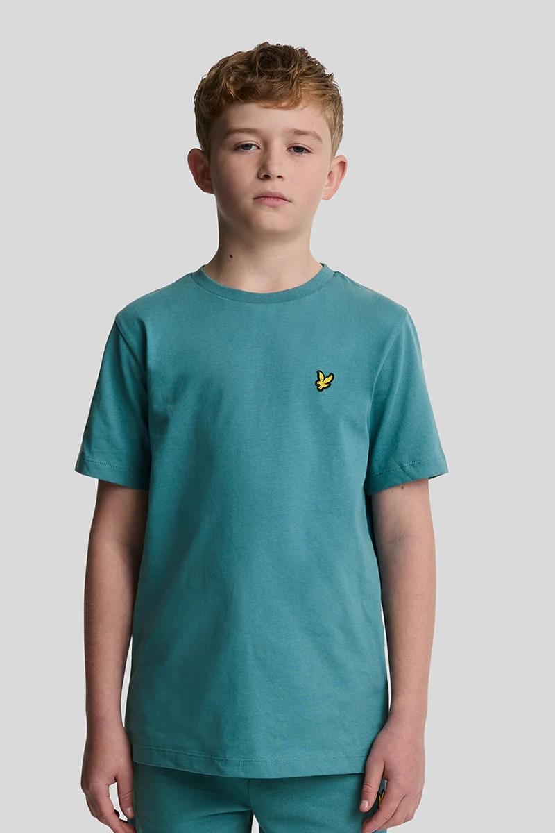 Lyle & Scott Plain tshirt Blauw-1 2