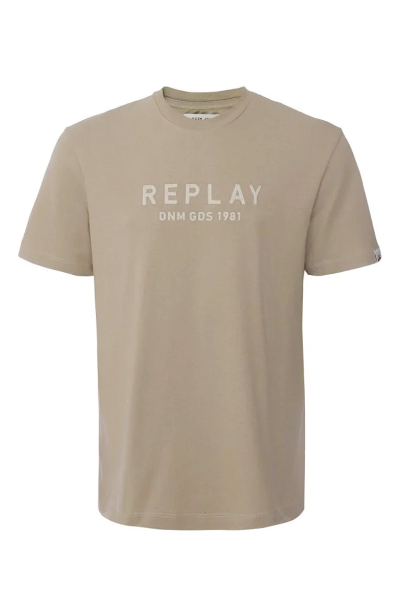 Replay T-Shirt bruin/beige-1 1