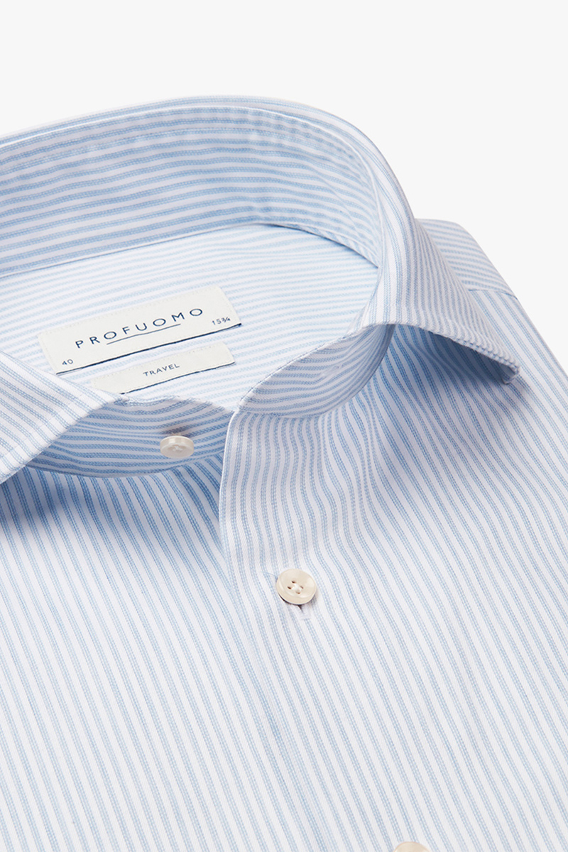 Profuomo SHIRT X-CUTAWAY SC SF BLUE Blue 2