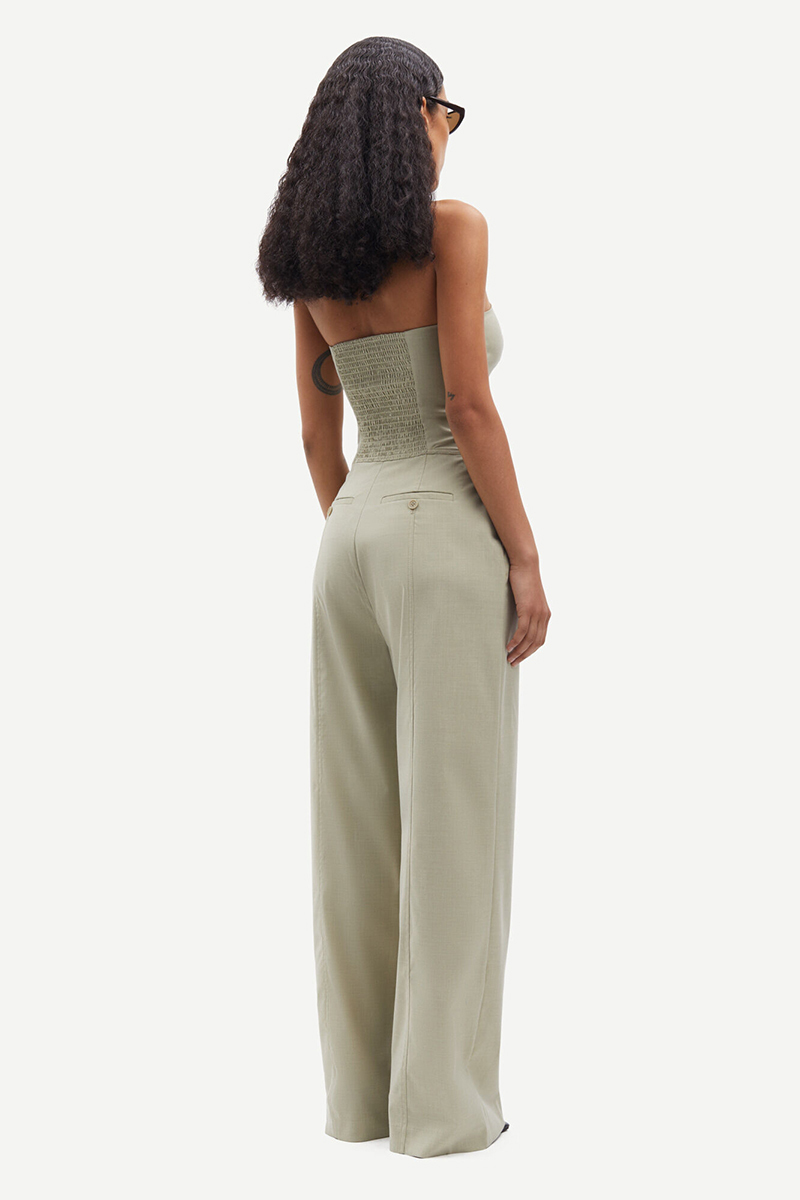 Samsøe Samsøe Sarai jumpsuit bruin/beige-1 4