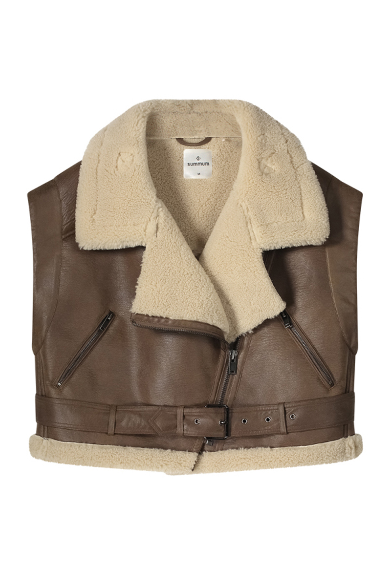 Summum Gilet Lammy Groen-1 1