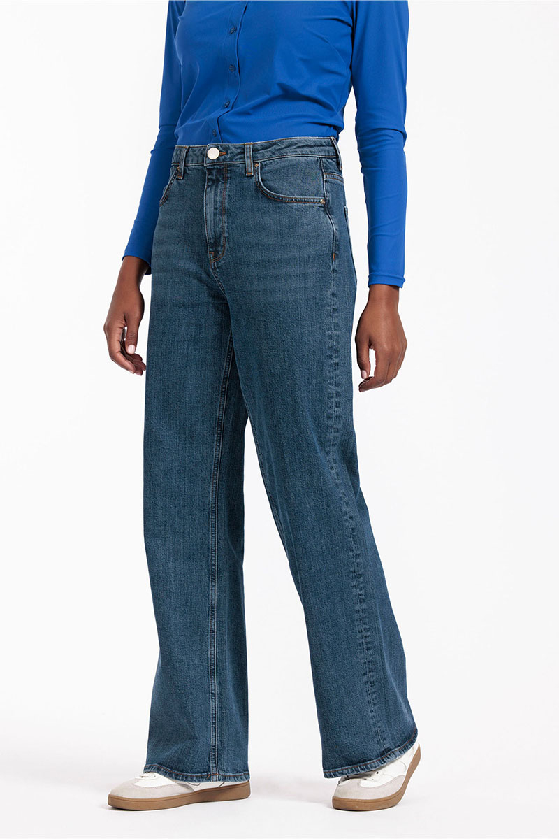 Studio Anneloes Lexie denim trousers Blauw-1 2