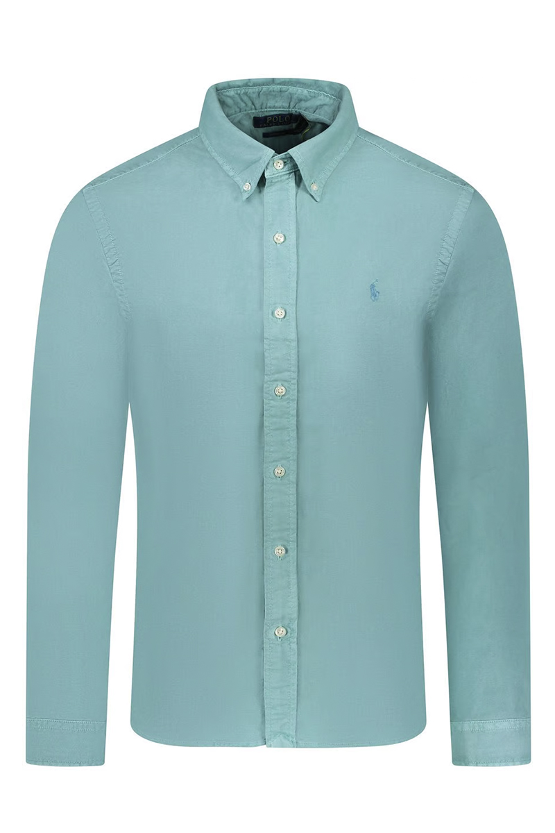 Polo Ralph Lauren GD WASHED OXFORD Groen-1 1