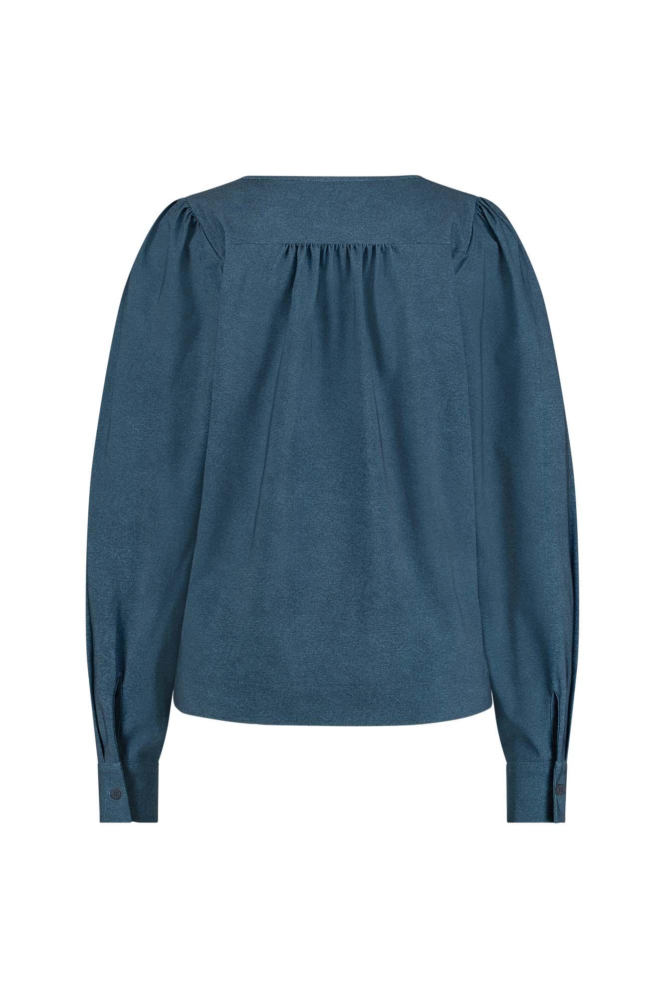 Studio Anneloes Les denim top Blauw-1 5