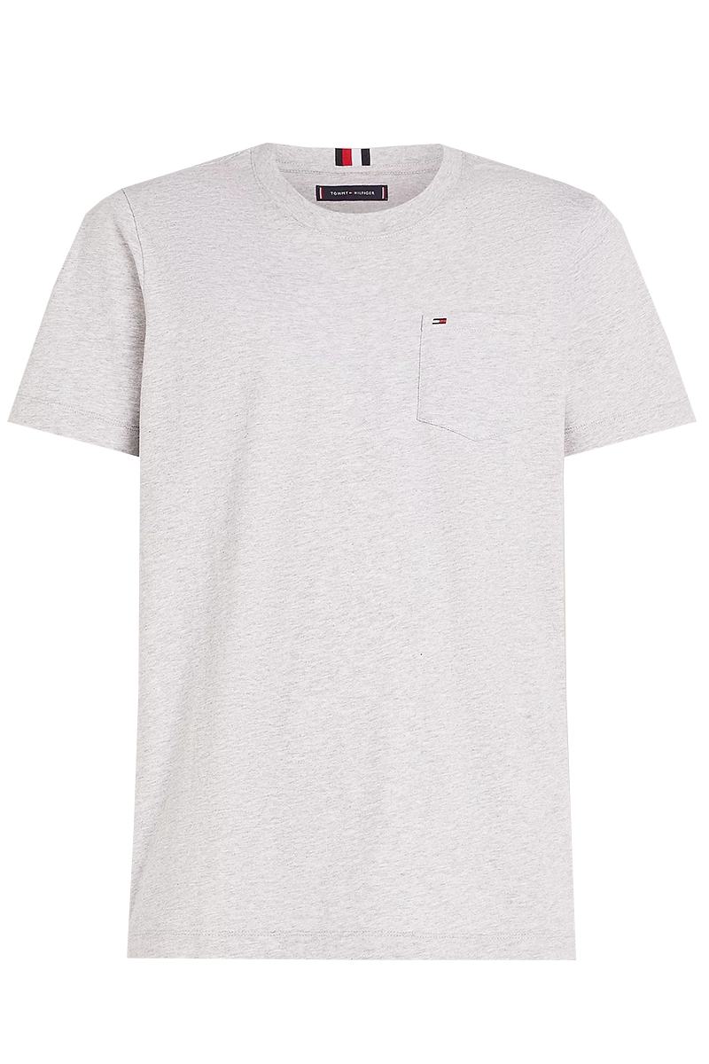 Tommy Hilfiger POCKET TEE Grijs-1 1