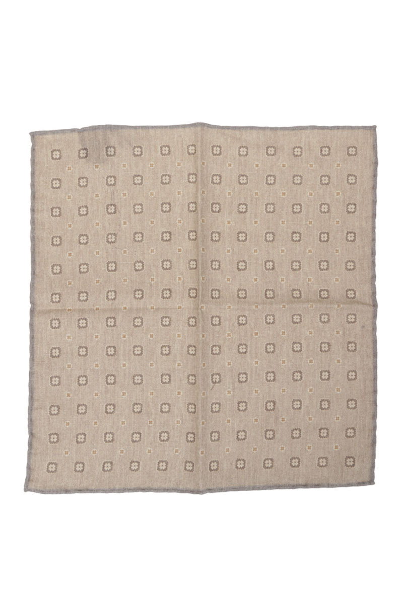 Eleventy HENDKERCHIEF bruin/beige-1 1