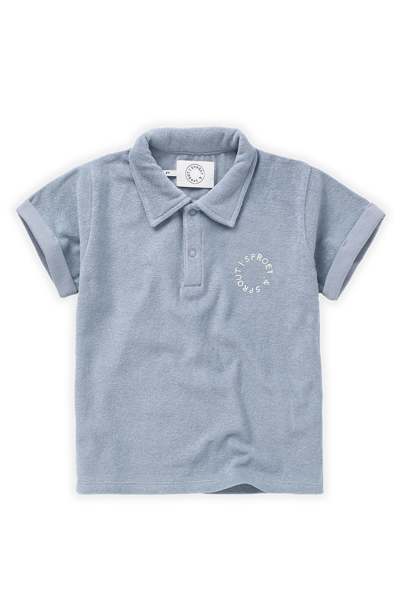 Sproet & Sprout Terry polo sproet Blauw-1 1