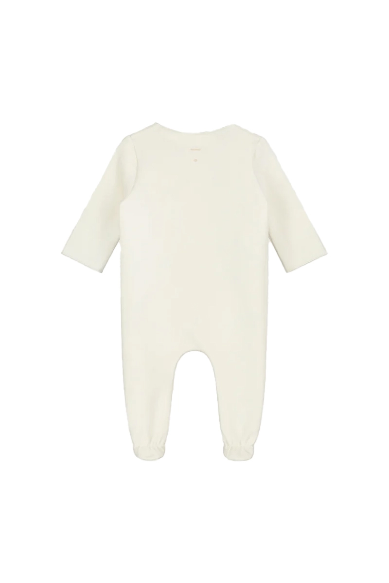 Gray Label newborn suit with snaps Ecru-1 2