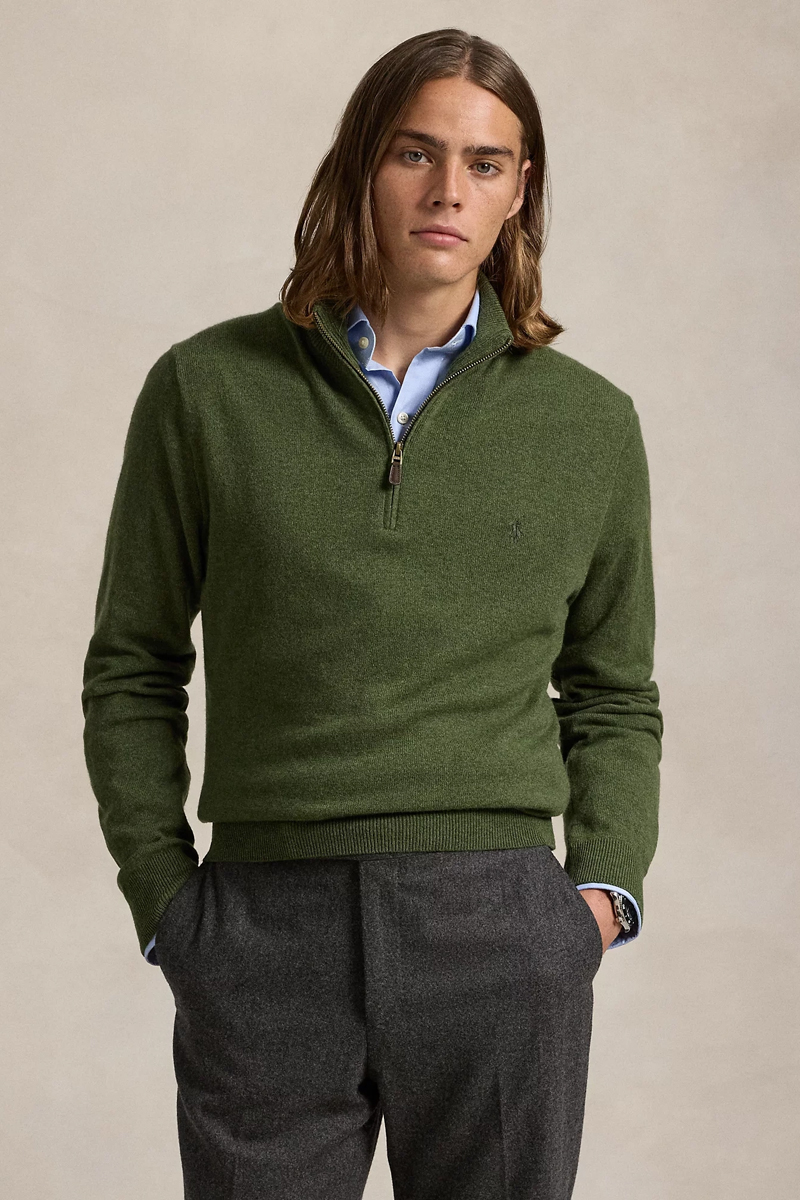 Polo Ralph Lauren 2/27 MERINO RWS Groen-1 2