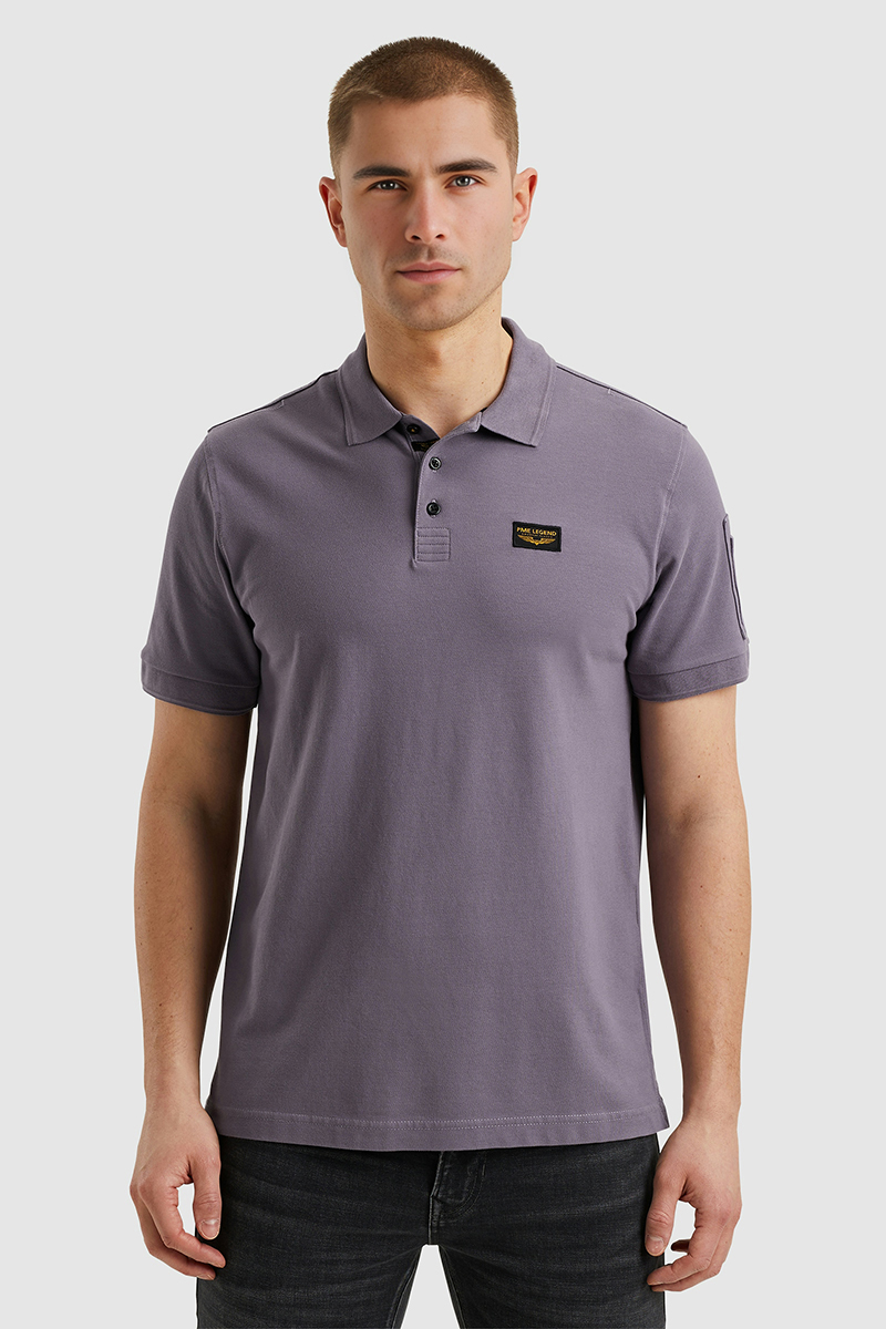 PME Legend Short sleeve polo trackway polo Paars-1 2