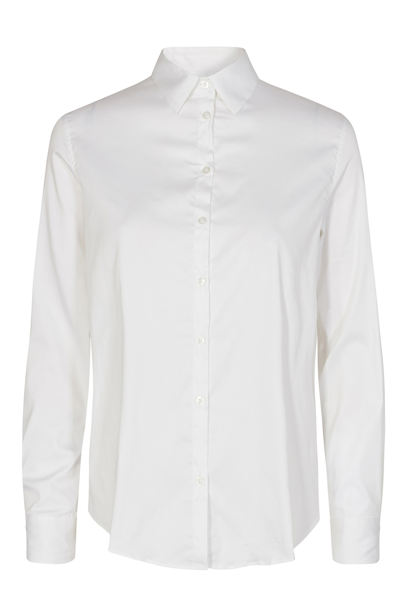 Mos Mosh Martina Sustainable Shirt Ecru-1 1