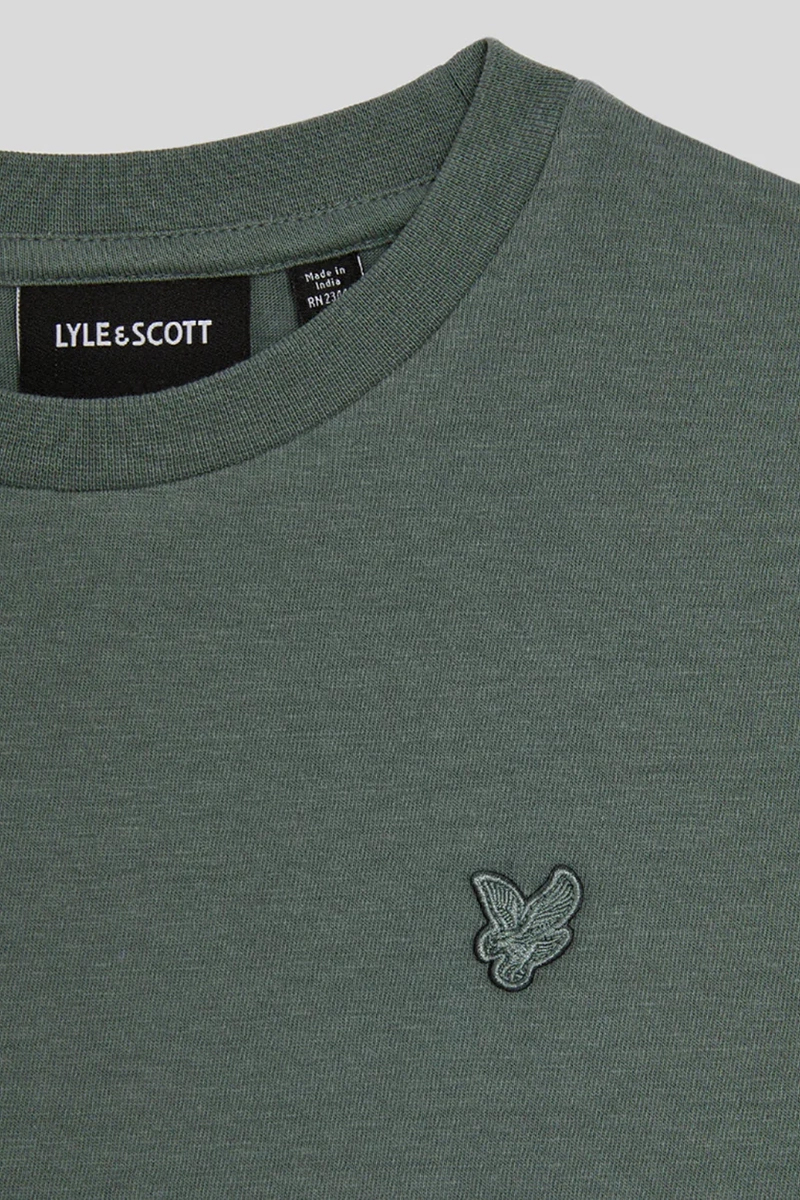 Lyle & Scott Linen tshirt Groen-1 2