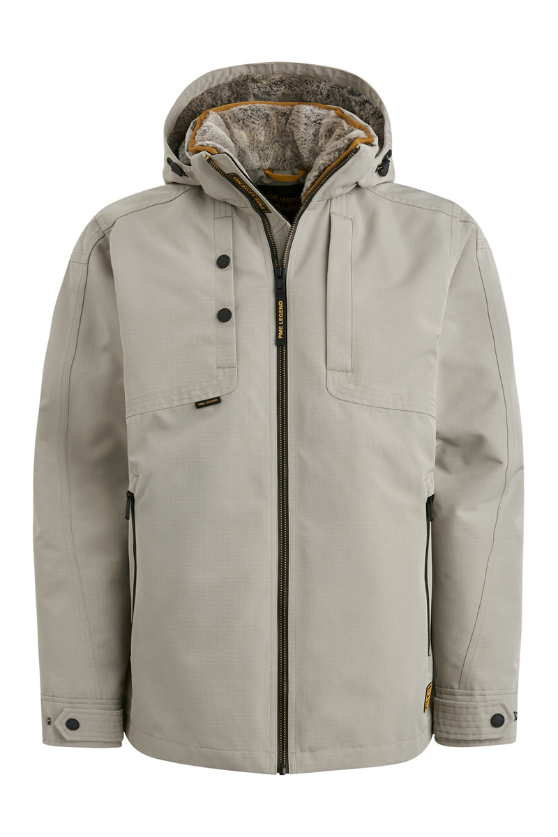 PME Legend Semi long jacket SNOWPACK Trail ripstop bruin/beige-1 1