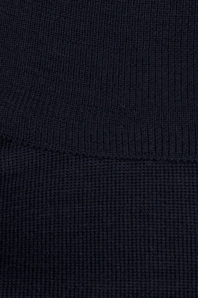 John Smedley PULLOVER ROLL NECK LS Blauw-1 2