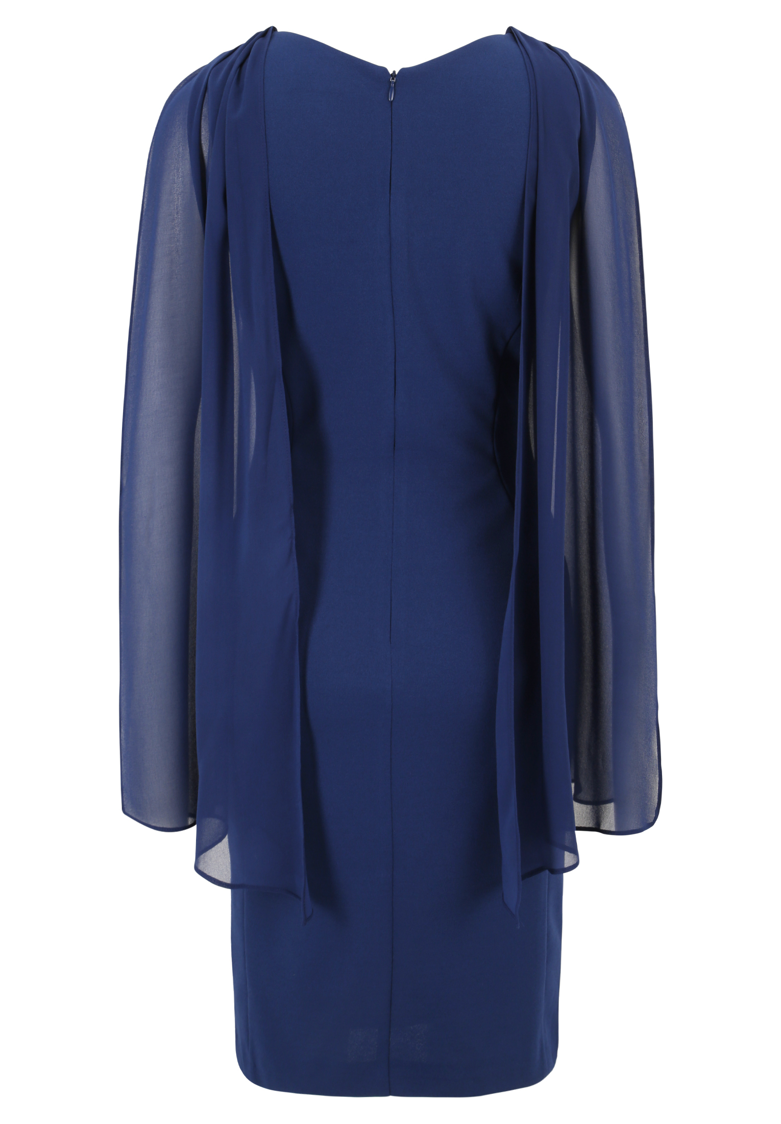 Vera Mont Kleid Kurz ohne Arm Blauw-1 2