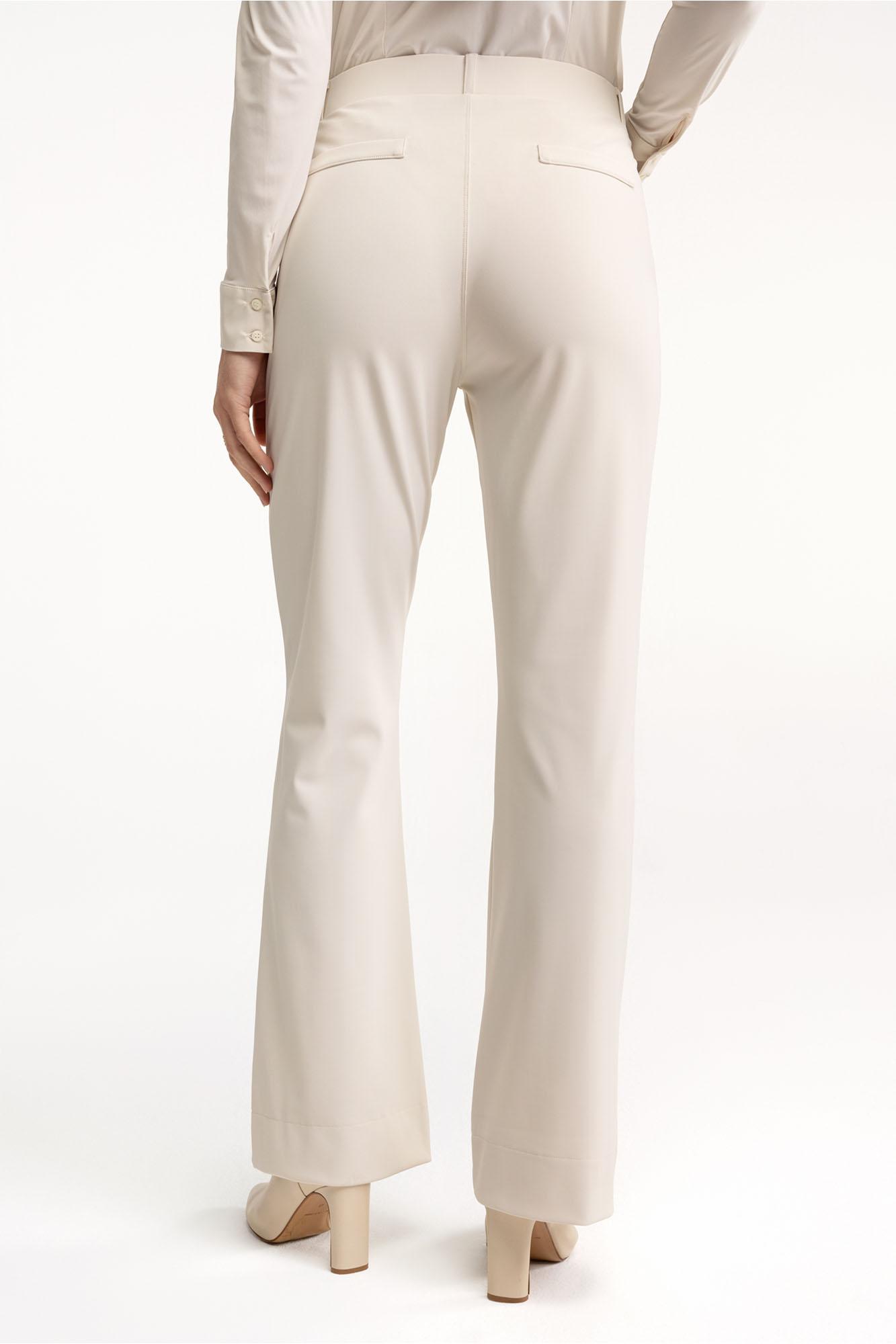 Studio Anneloes Flair bonded trousers Ecru-1 3