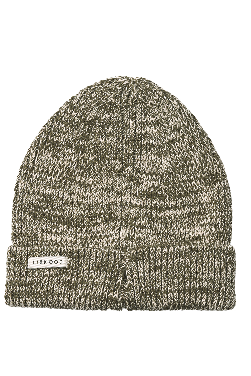 Liewood ezra beanie hat bruin/beige-1 1