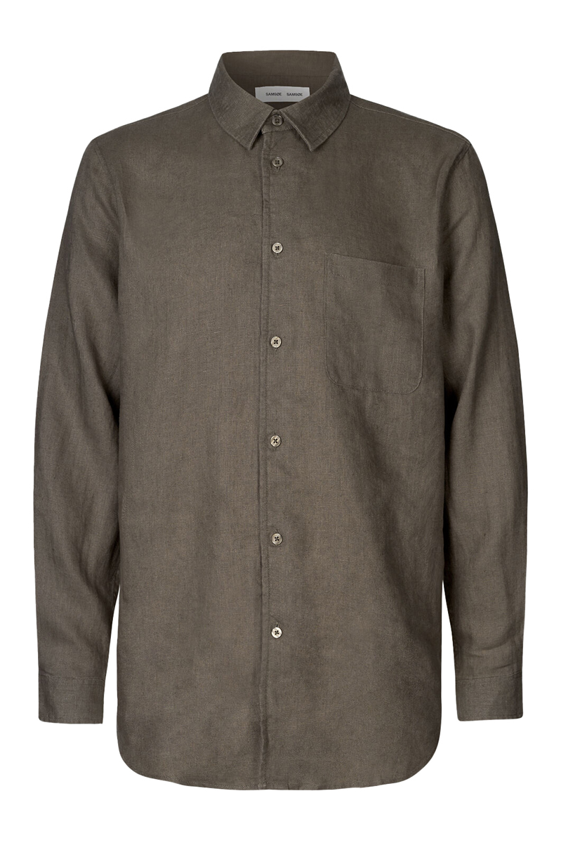 Samsøe Samsøe LAIM NF SHIRT 14329 bruin/beige-1 1