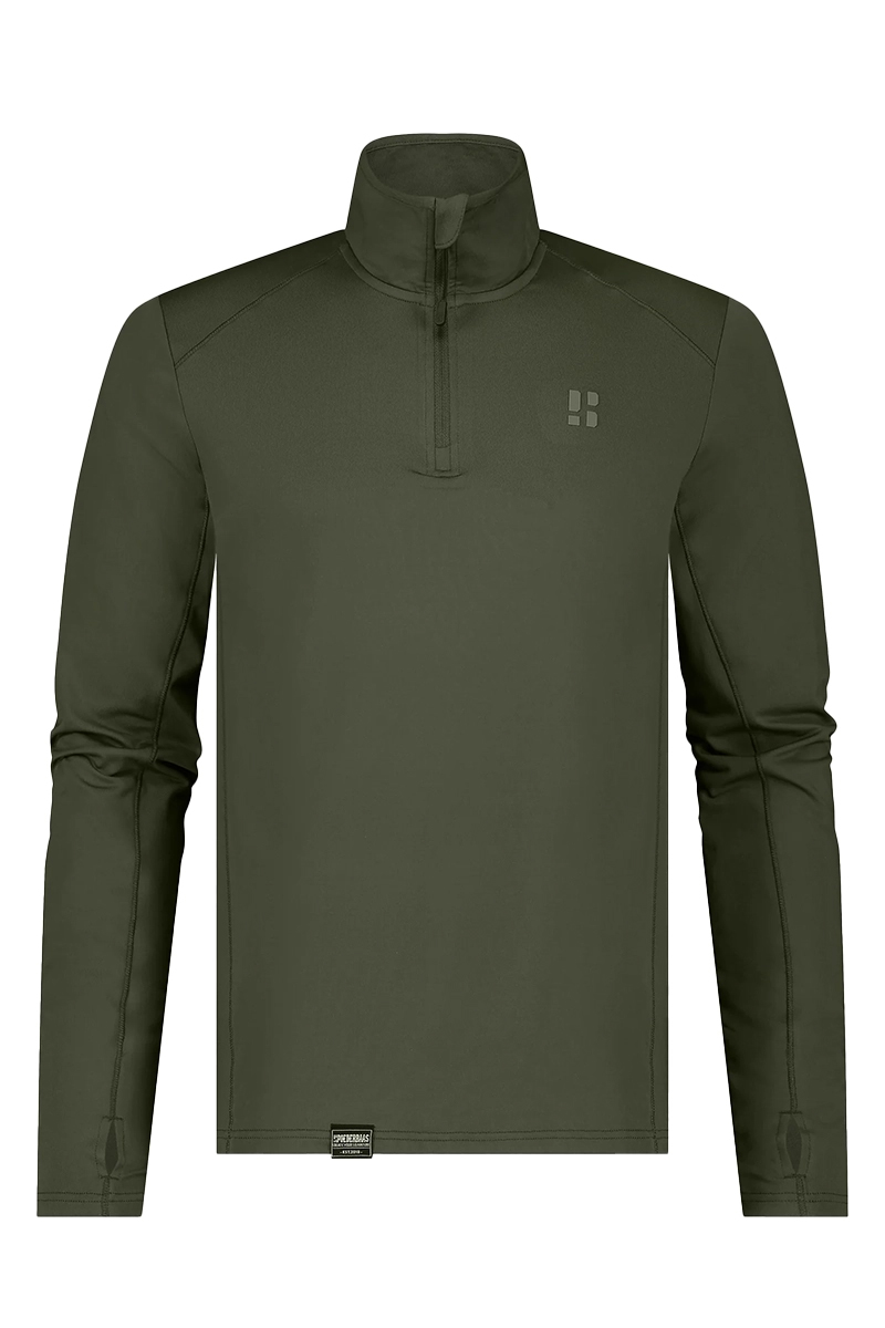 Poederbaas FOUR SEASONS LIGHTWEIGHT PULLY MEN Groen-1 1