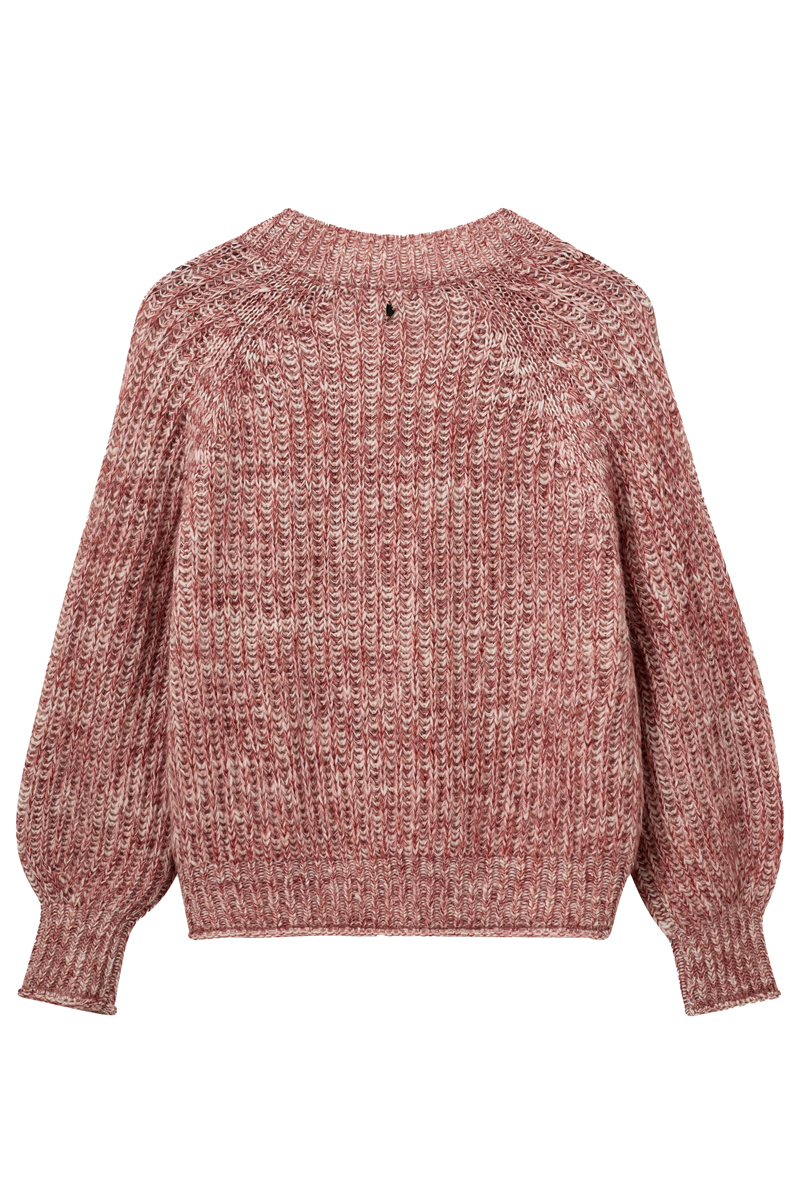 Mos Mosh MMJaylin V-neck Knit Rose-1 2