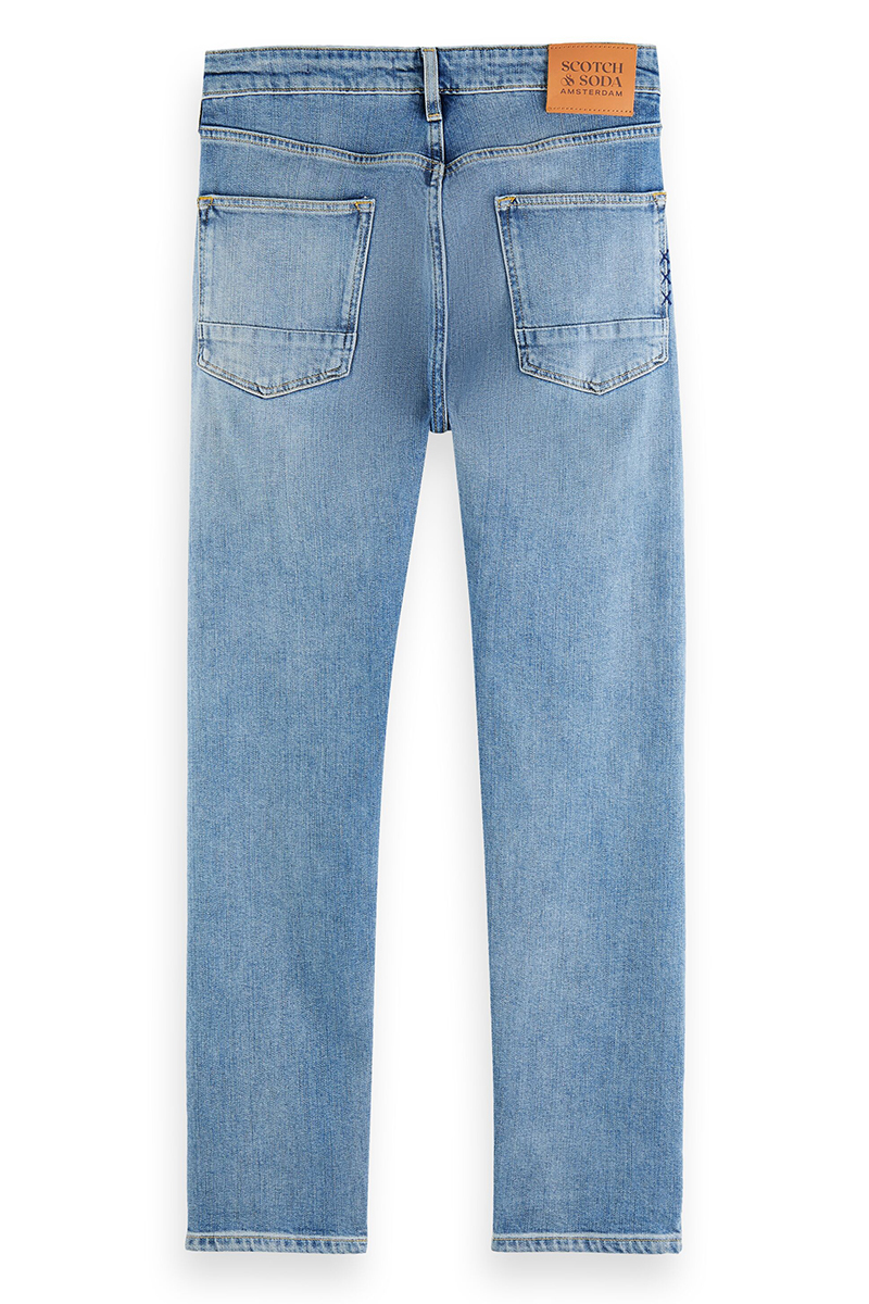 Scotch & Soda Essentials Ralston in organic cotto Blauw-1 2