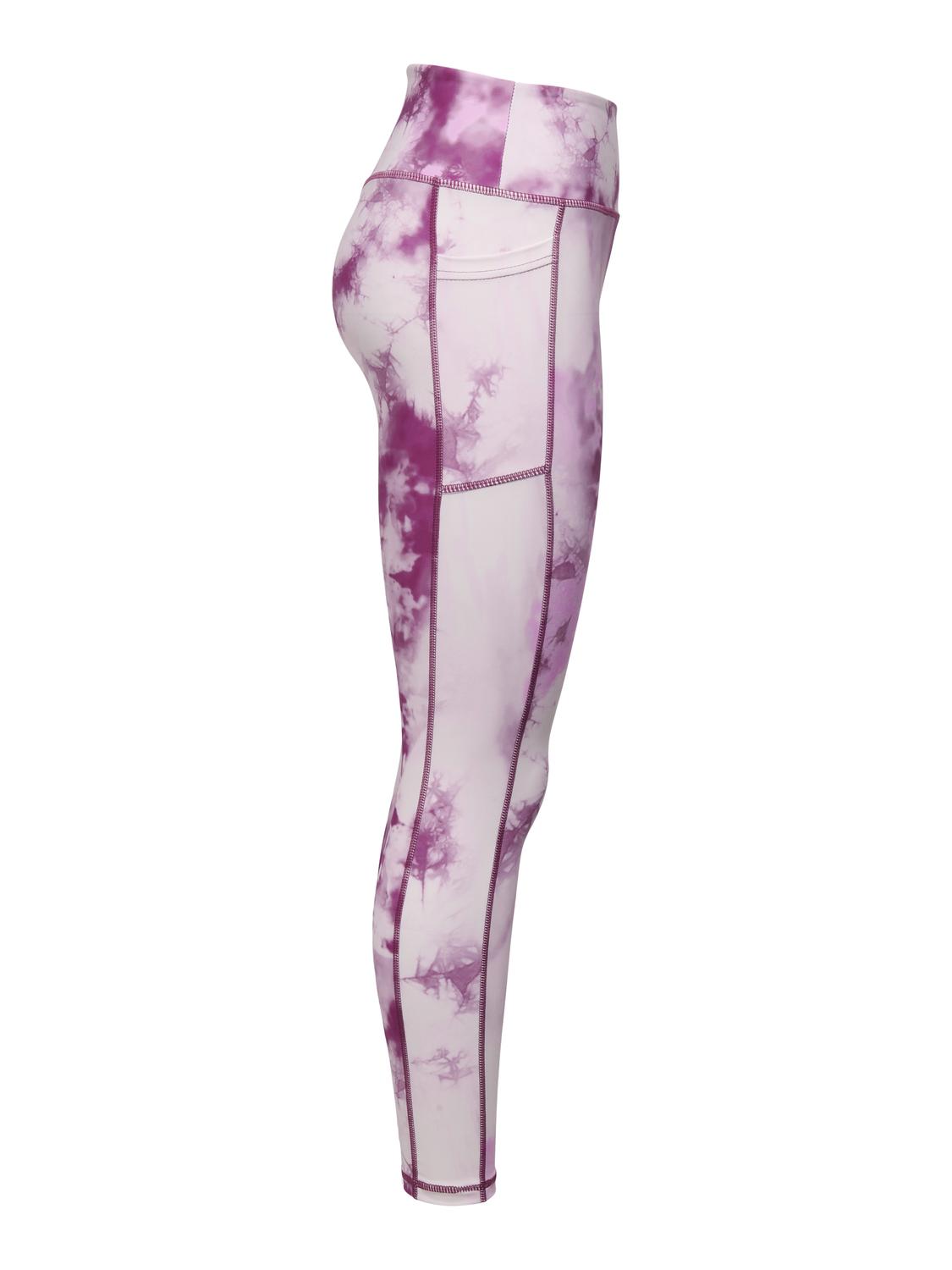 Only Play ONPRYA-2-SPACE LIFE HW PCK TIGHTS N 180060002-Beaujolais/w. Ombre AOP 3