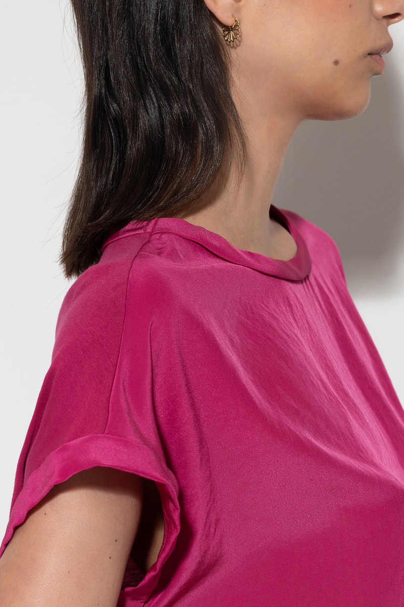 Luisa Cerano Jersey-T-Shirt berry pink 3