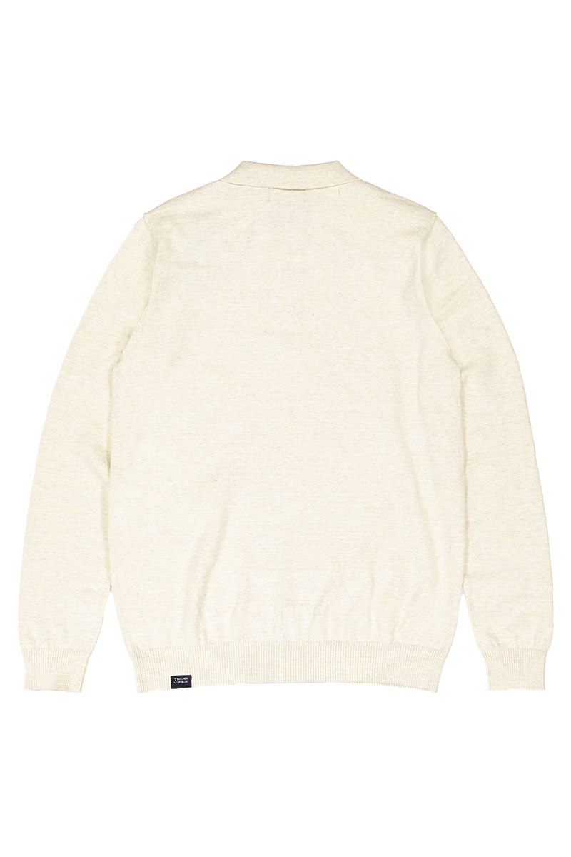 Butcher of Blue Lt Clifden Polo L/S bruin/beige-1 4