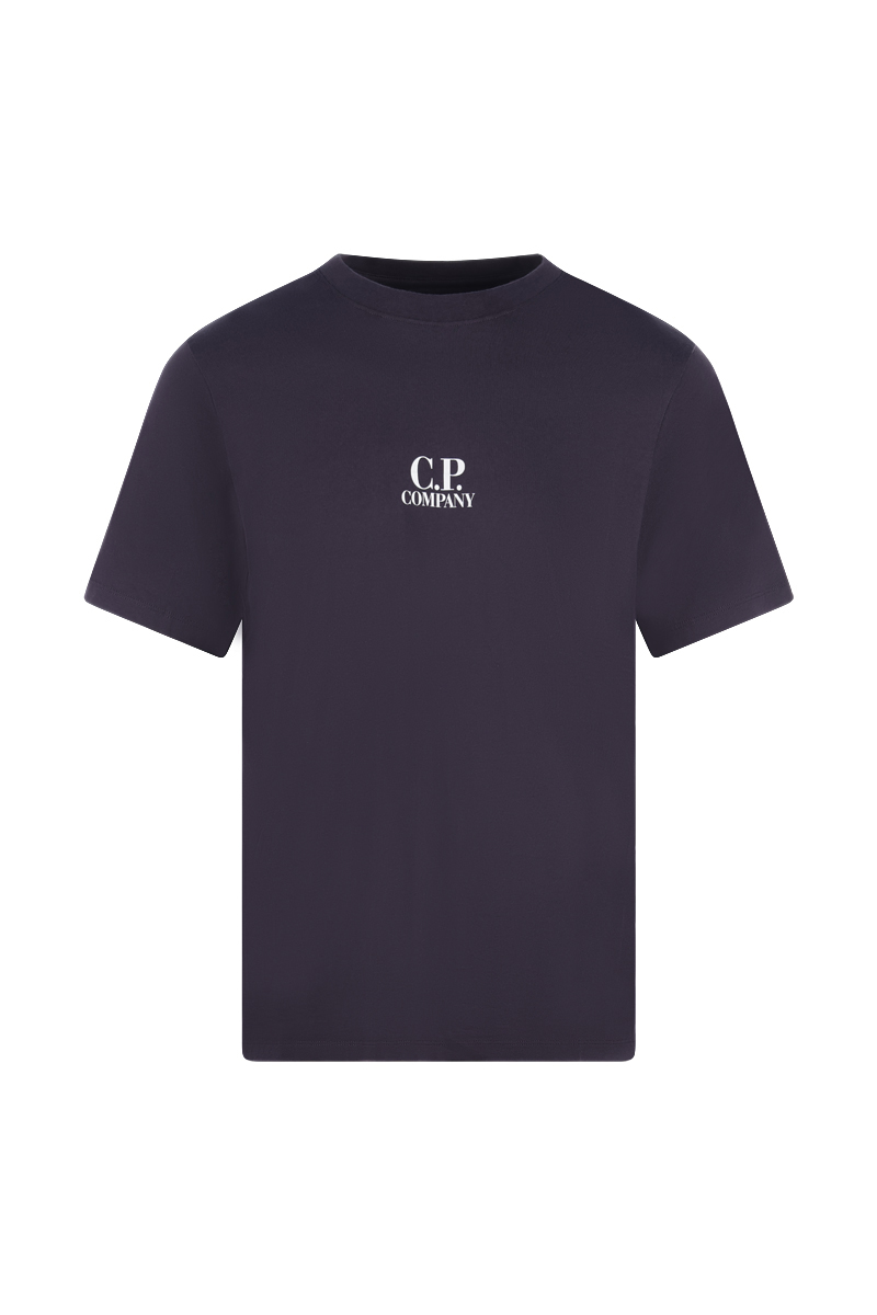 C.P. Company T-SHIRT SHORT SLEEVE IN JERSEY 30/1 Paars-1 1