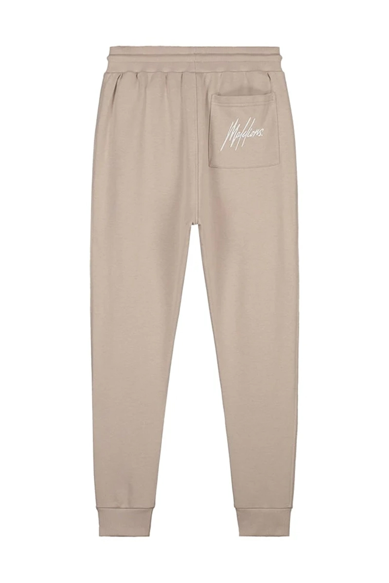 Malelions Basic Sweatpants bruin/beige-1 2