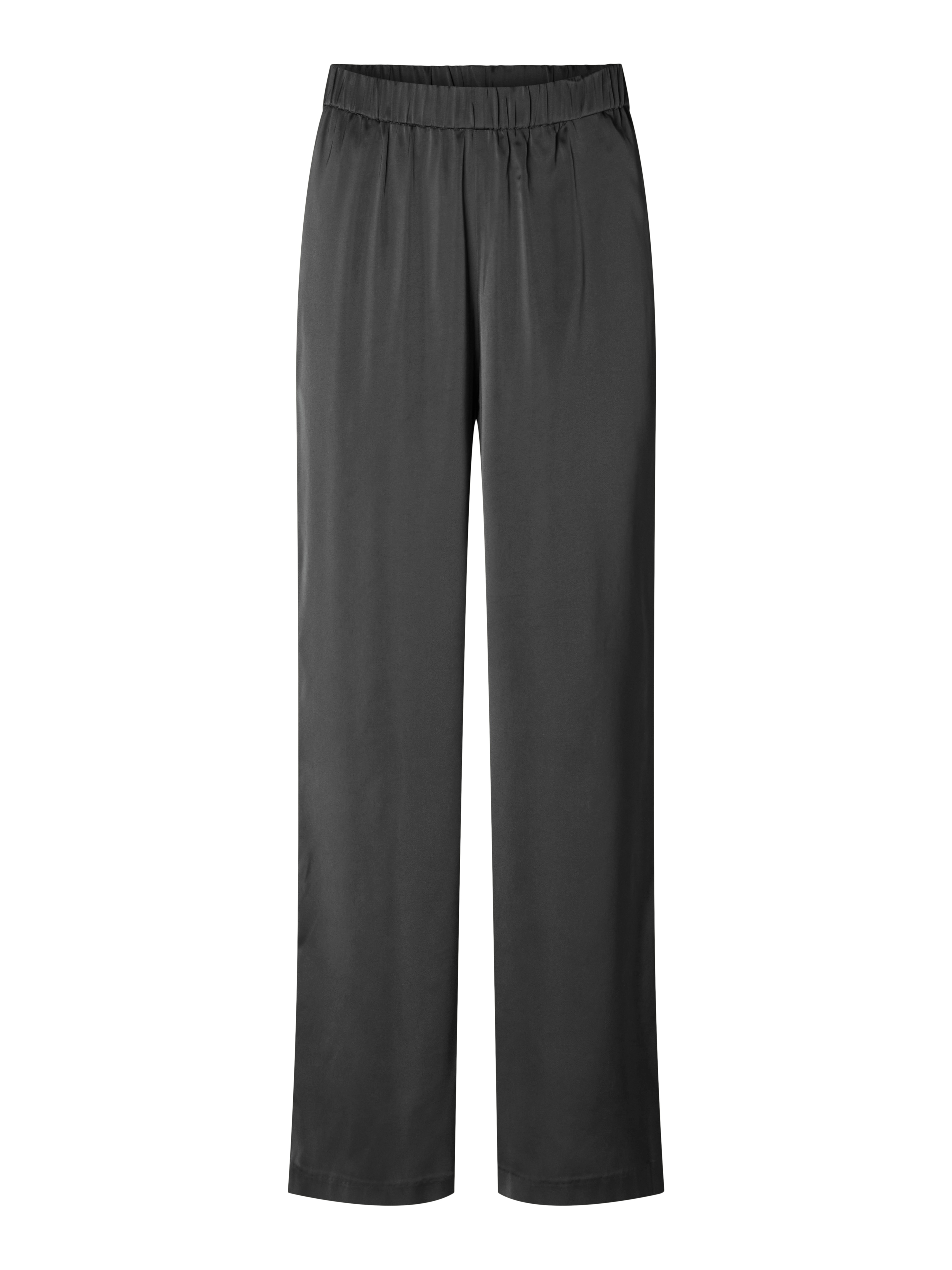 Selected SLFLENA-TINNI RELAXED MW WIDE PANT 294599-Volcanic Ash 1